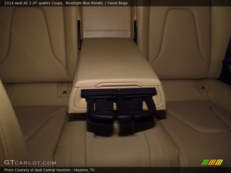 Moonlight Blue Metallic / Velvet Beige 2014 Audi A5 2.0T quattro Coupe