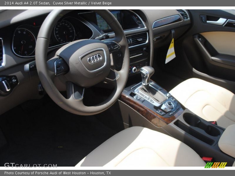 Cuvee Silver Metallic / Velvet Beige 2014 Audi A4 2.0T Sedan
