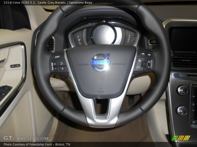 Saville Grey Metallic / Sandstone Beige 2014 Volvo XC60 3.2