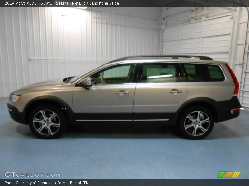 Seashell Metallic / Sandstone Beige 2014 Volvo XC70 T6 AWD