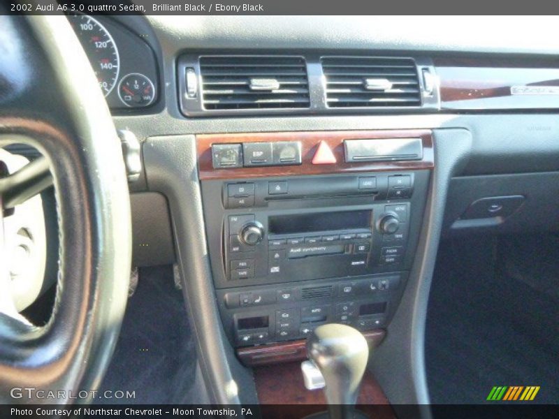 Brilliant Black / Ebony Black 2002 Audi A6 3.0 quattro Sedan