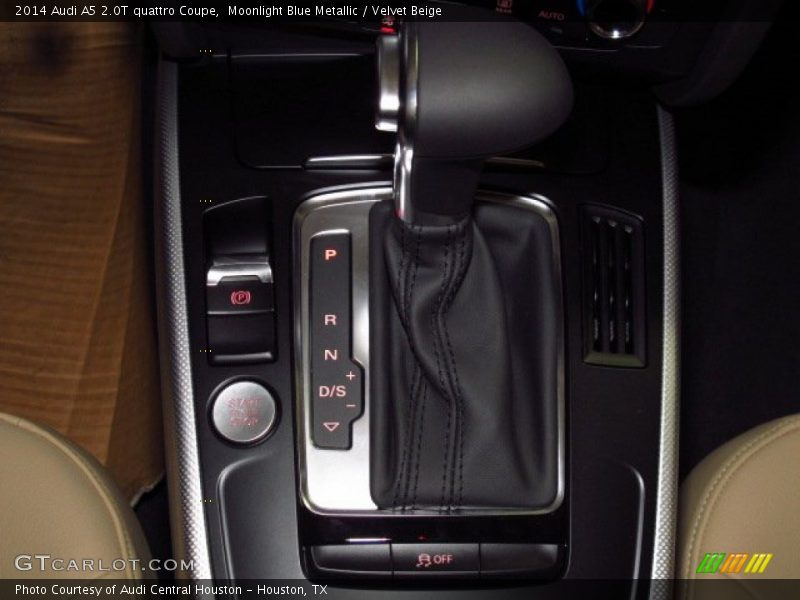 Moonlight Blue Metallic / Velvet Beige 2014 Audi A5 2.0T quattro Coupe