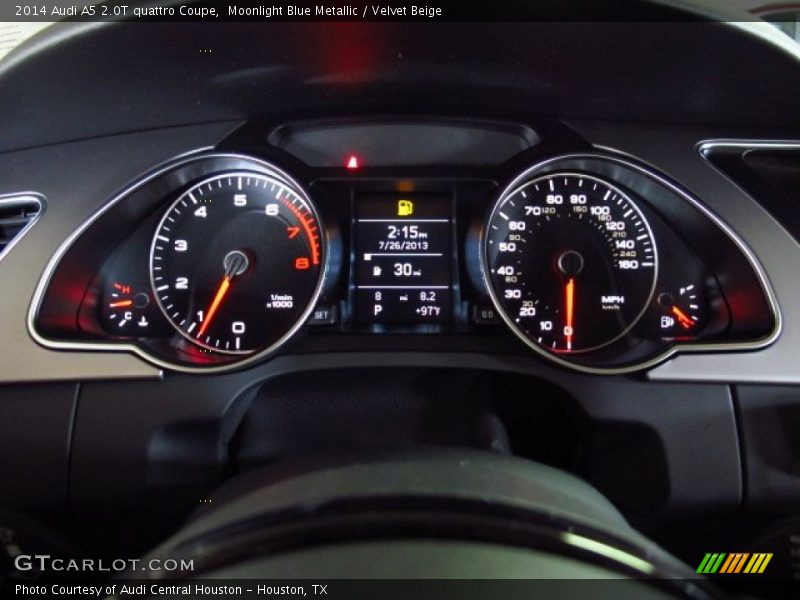  2014 A5 2.0T quattro Coupe 2.0T quattro Coupe Gauges