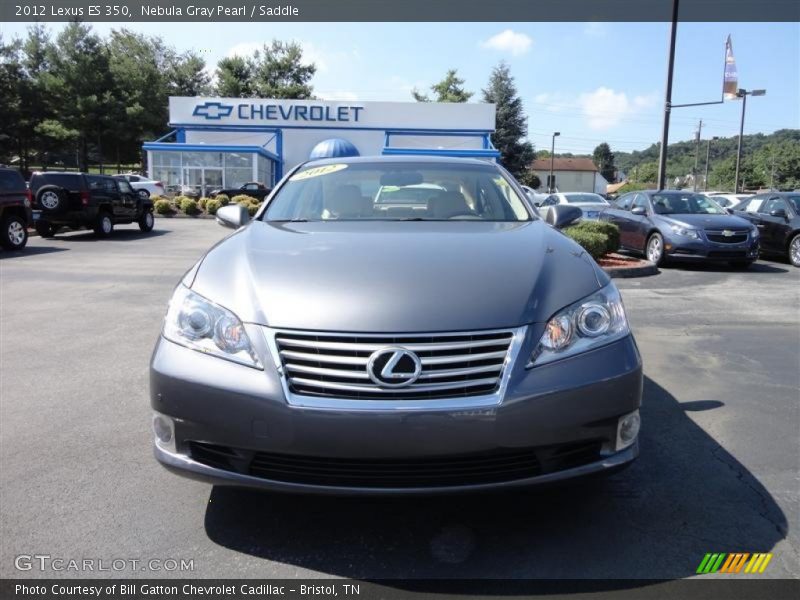 Nebula Gray Pearl / Saddle 2012 Lexus ES 350