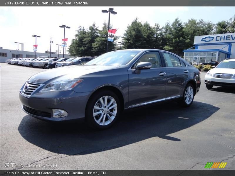 Nebula Gray Pearl / Saddle 2012 Lexus ES 350