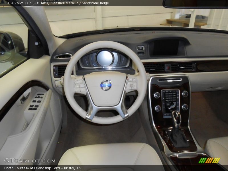 Seashell Metallic / Sandstone Beige 2014 Volvo XC70 T6 AWD
