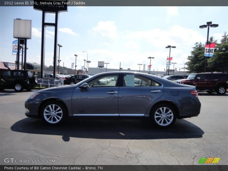 Nebula Gray Pearl / Saddle 2012 Lexus ES 350