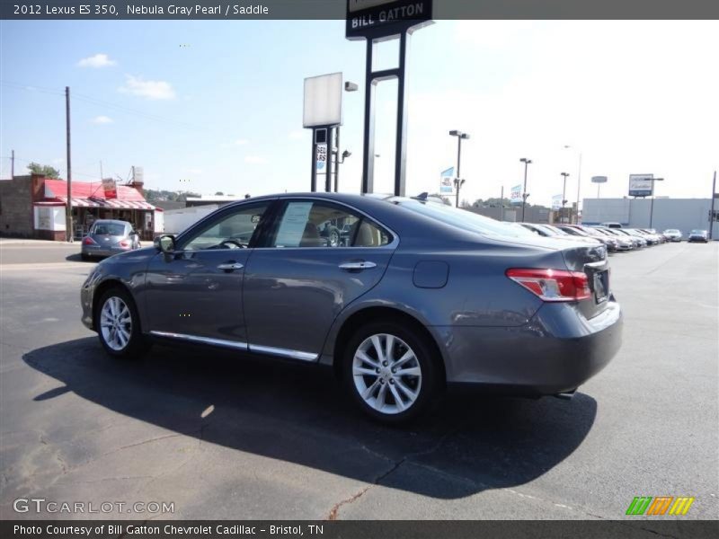 Nebula Gray Pearl / Saddle 2012 Lexus ES 350