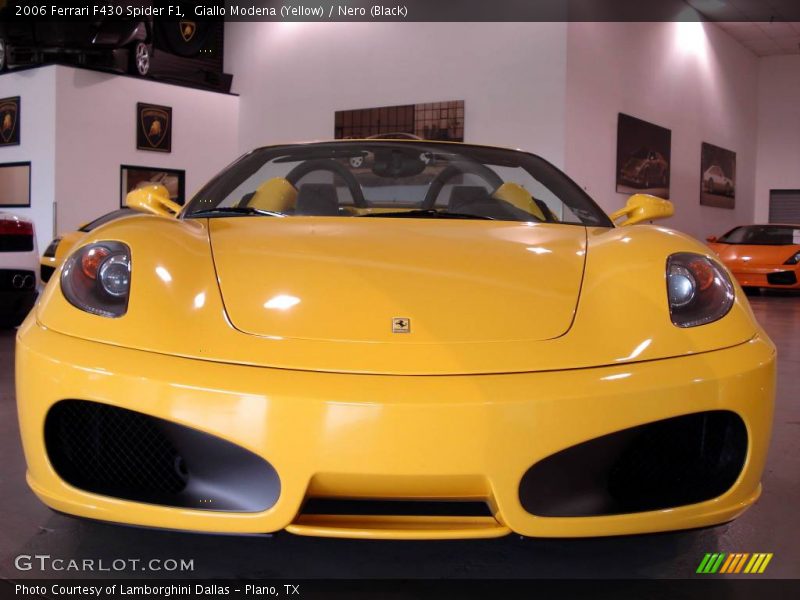 Giallo Modena (Yellow) / Nero (Black) 2006 Ferrari F430 Spider F1