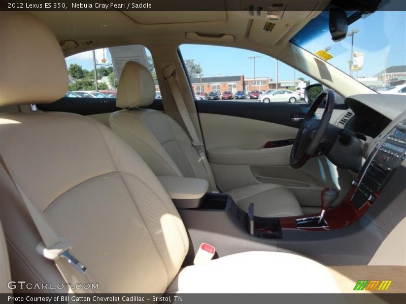 Nebula Gray Pearl / Saddle 2012 Lexus ES 350