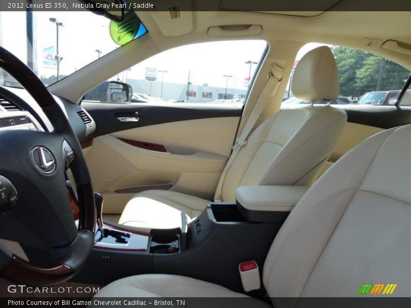 Nebula Gray Pearl / Saddle 2012 Lexus ES 350