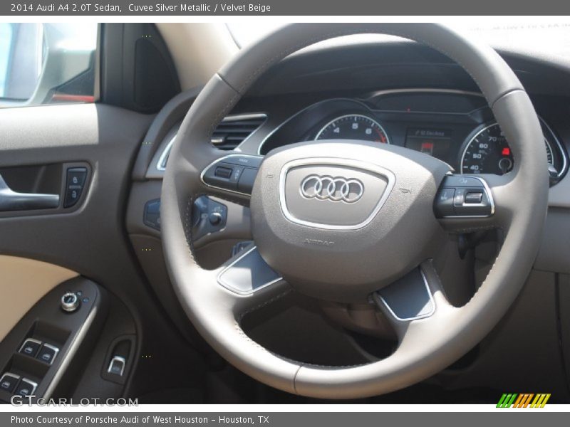 Cuvee Silver Metallic / Velvet Beige 2014 Audi A4 2.0T Sedan