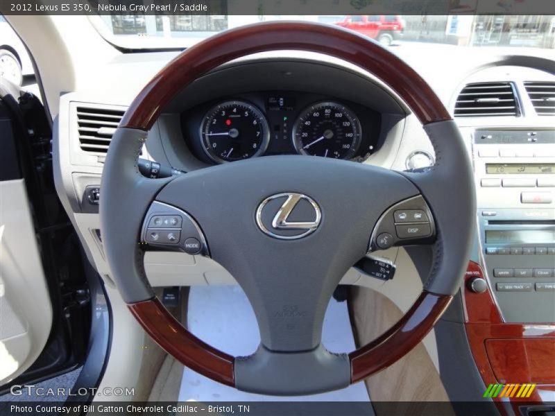 Nebula Gray Pearl / Saddle 2012 Lexus ES 350