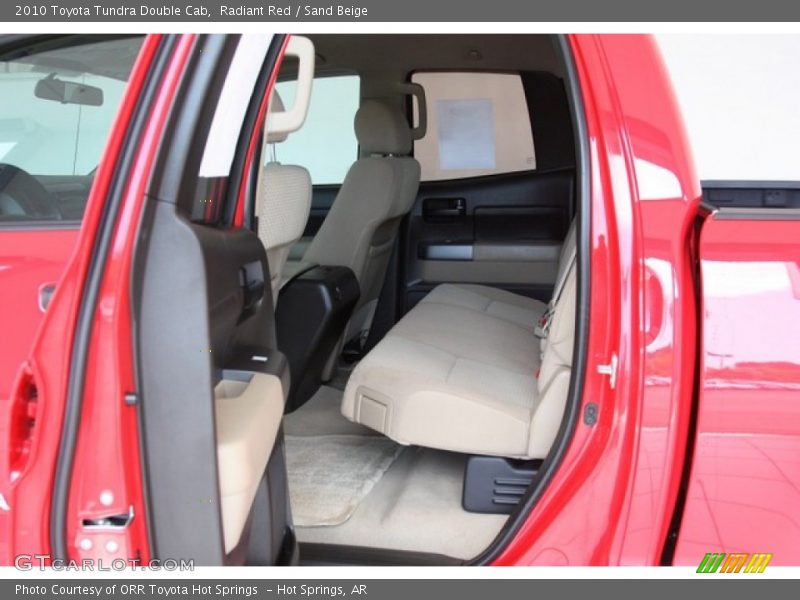 Radiant Red / Sand Beige 2010 Toyota Tundra Double Cab
