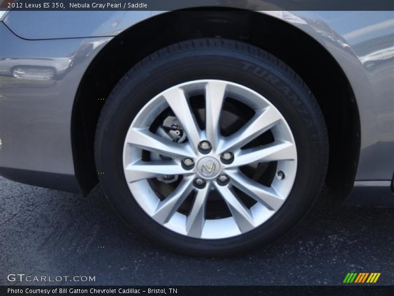 Nebula Gray Pearl / Saddle 2012 Lexus ES 350