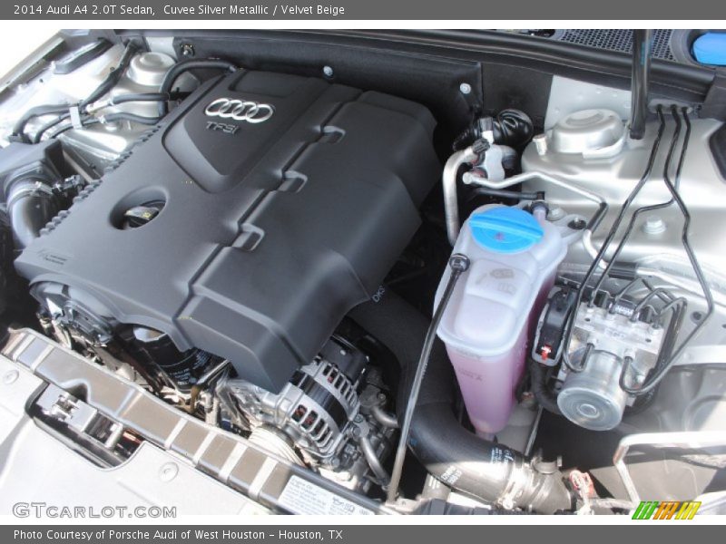  2014 A4 2.0T Sedan Engine - 2.0 Liter Turbocharged FSI DOHC 16-Valve VVT 4 Cylinder