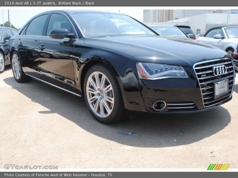 Brilliant Black / Black 2014 Audi A8 L 3.0T quattro