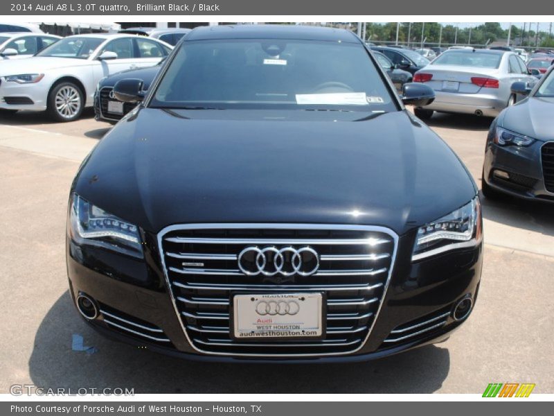 Brilliant Black / Black 2014 Audi A8 L 3.0T quattro
