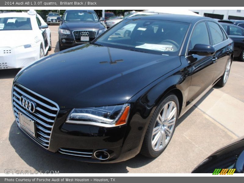 Brilliant Black / Black 2014 Audi A8 L 3.0T quattro