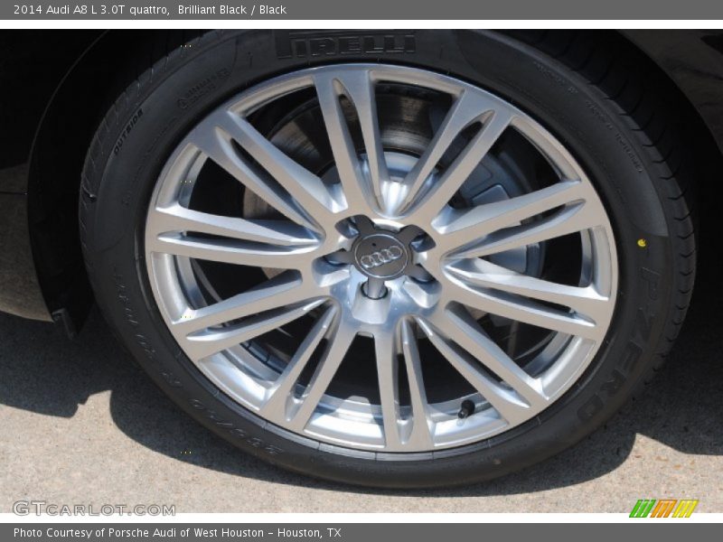 Brilliant Black / Black 2014 Audi A8 L 3.0T quattro