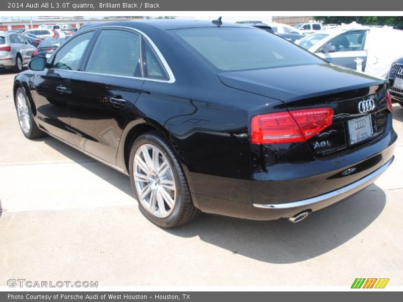 Brilliant Black / Black 2014 Audi A8 L 3.0T quattro