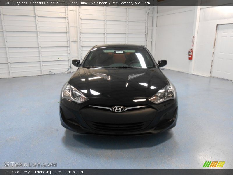 Black Noir Pearl / Red Leather/Red Cloth 2013 Hyundai Genesis Coupe 2.0T R-Spec
