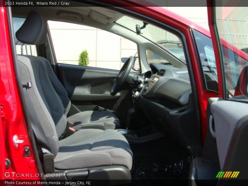 Milano Red / Gray 2013 Honda Fit