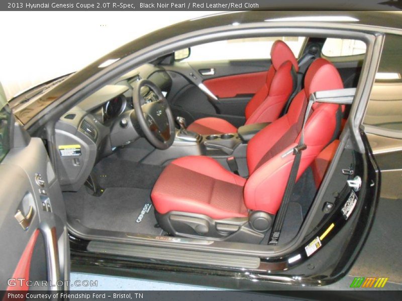 Front Seat of 2013 Genesis Coupe 2.0T R-Spec