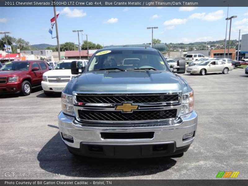 Blue Granite Metallic / Light Titanium/Dark Titanium 2011 Chevrolet Silverado 2500HD LTZ Crew Cab 4x4