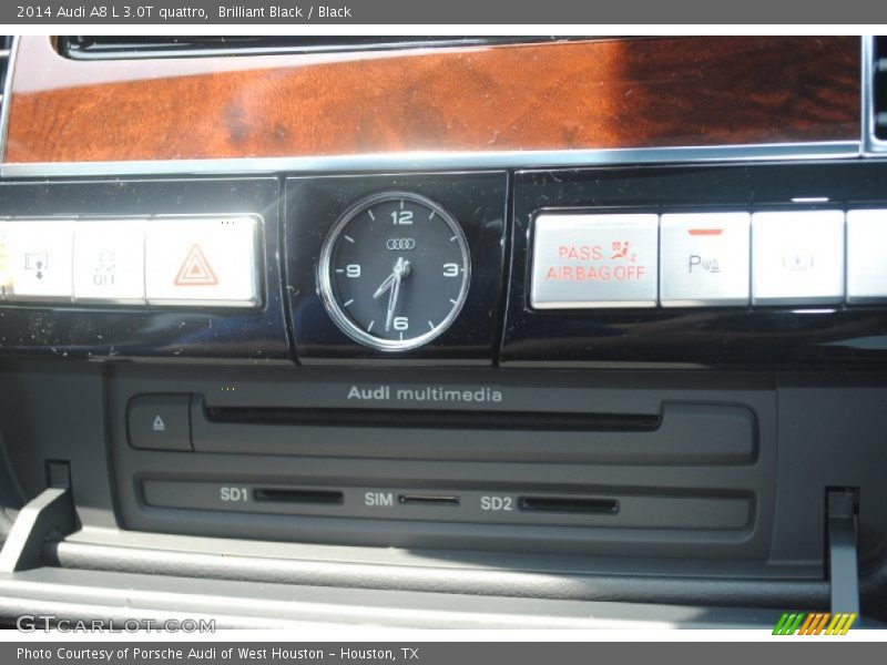 Brilliant Black / Black 2014 Audi A8 L 3.0T quattro