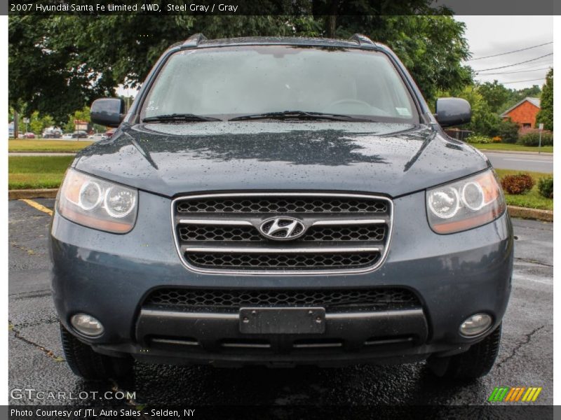 Steel Gray / Gray 2007 Hyundai Santa Fe Limited 4WD