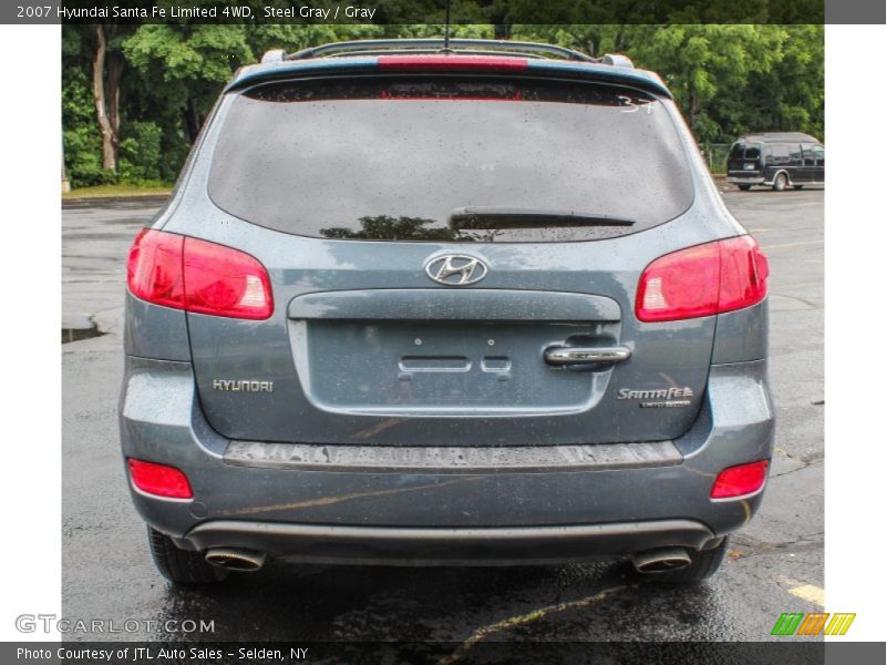 Steel Gray / Gray 2007 Hyundai Santa Fe Limited 4WD