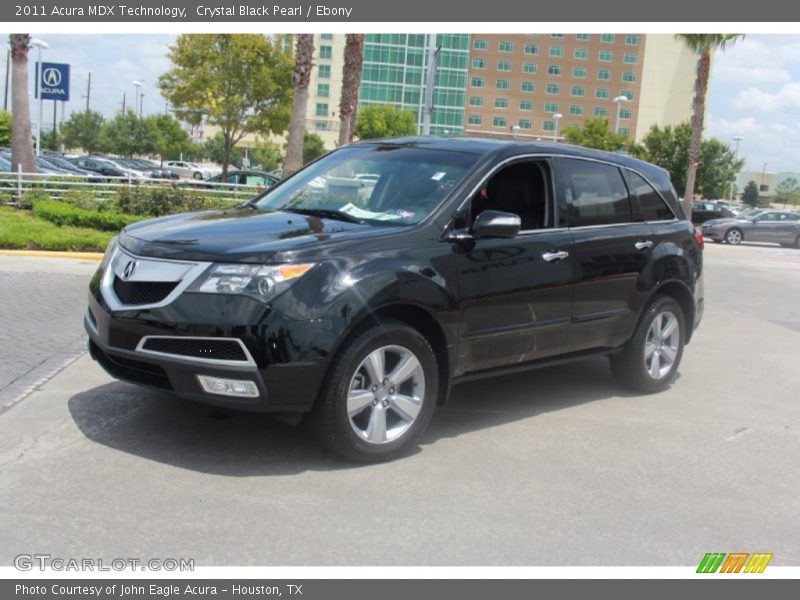 Crystal Black Pearl / Ebony 2011 Acura MDX Technology