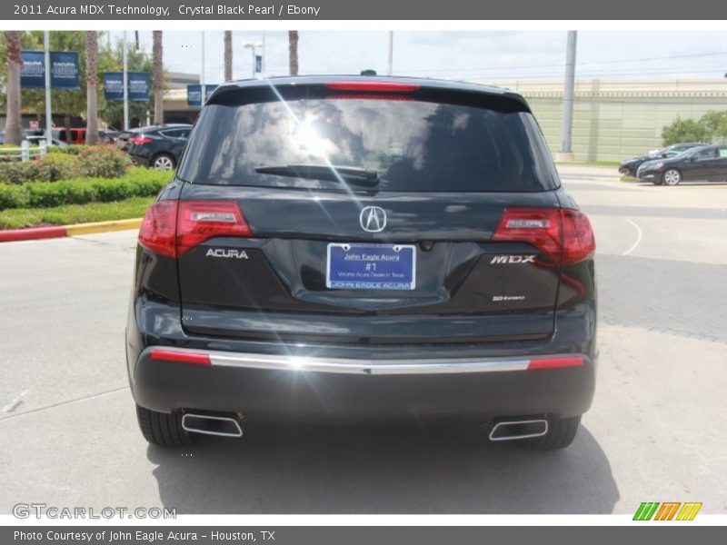 Crystal Black Pearl / Ebony 2011 Acura MDX Technology