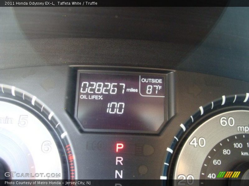 Taffeta White / Truffle 2011 Honda Odyssey EX-L