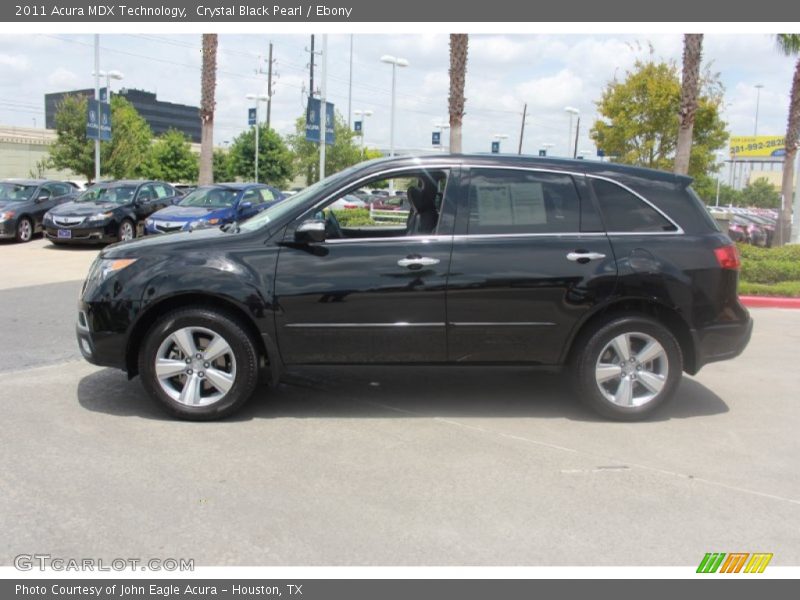 Crystal Black Pearl / Ebony 2011 Acura MDX Technology