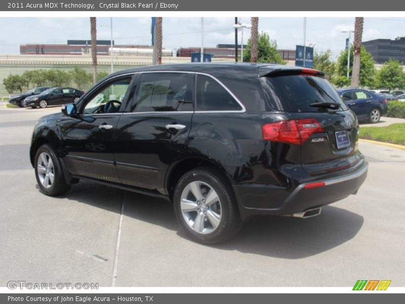 Crystal Black Pearl / Ebony 2011 Acura MDX Technology