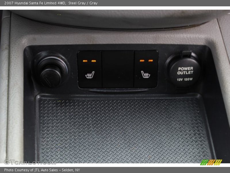 Steel Gray / Gray 2007 Hyundai Santa Fe Limited 4WD