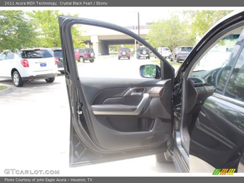 Crystal Black Pearl / Ebony 2011 Acura MDX Technology