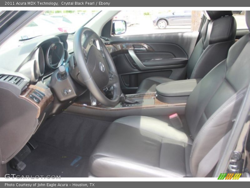 Crystal Black Pearl / Ebony 2011 Acura MDX Technology