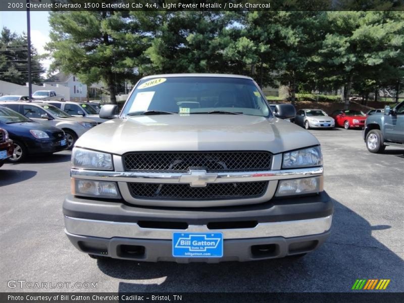 Light Pewter Metallic / Dark Charcoal 2003 Chevrolet Silverado 1500 Extended Cab 4x4