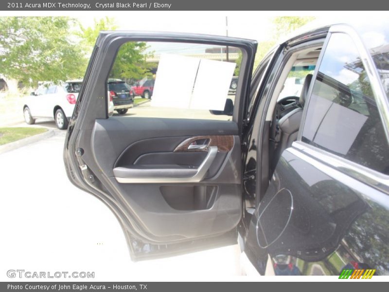 Crystal Black Pearl / Ebony 2011 Acura MDX Technology