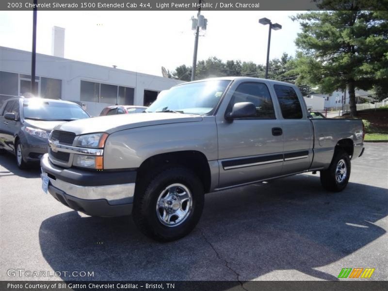 Light Pewter Metallic / Dark Charcoal 2003 Chevrolet Silverado 1500 Extended Cab 4x4