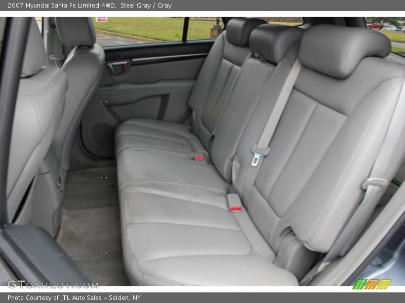 Steel Gray / Gray 2007 Hyundai Santa Fe Limited 4WD