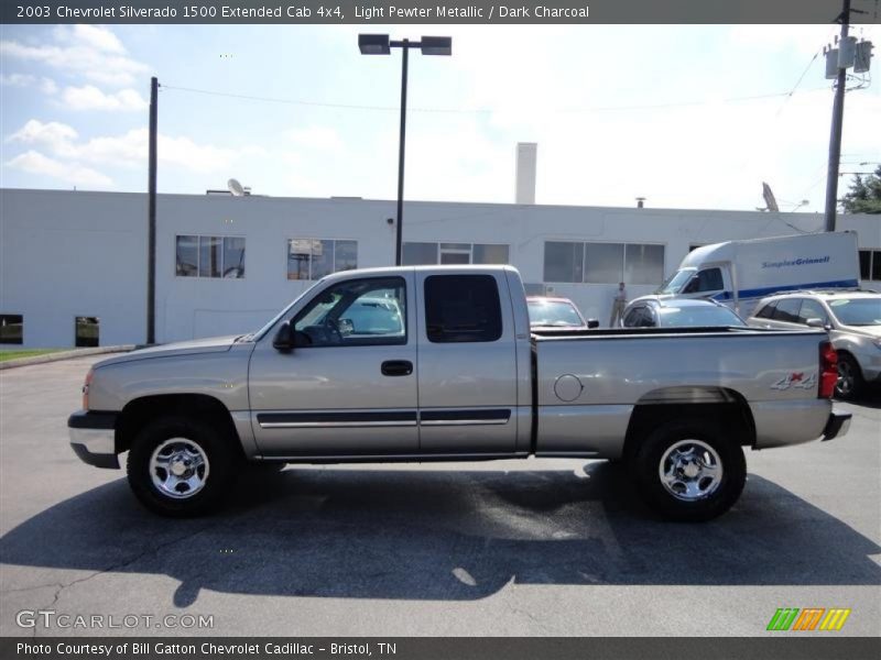 Light Pewter Metallic / Dark Charcoal 2003 Chevrolet Silverado 1500 Extended Cab 4x4