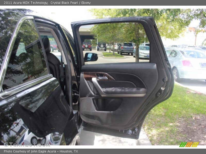 Crystal Black Pearl / Ebony 2011 Acura MDX Technology