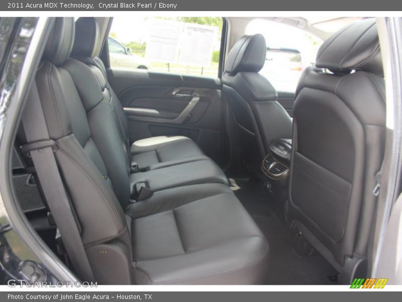 Crystal Black Pearl / Ebony 2011 Acura MDX Technology
