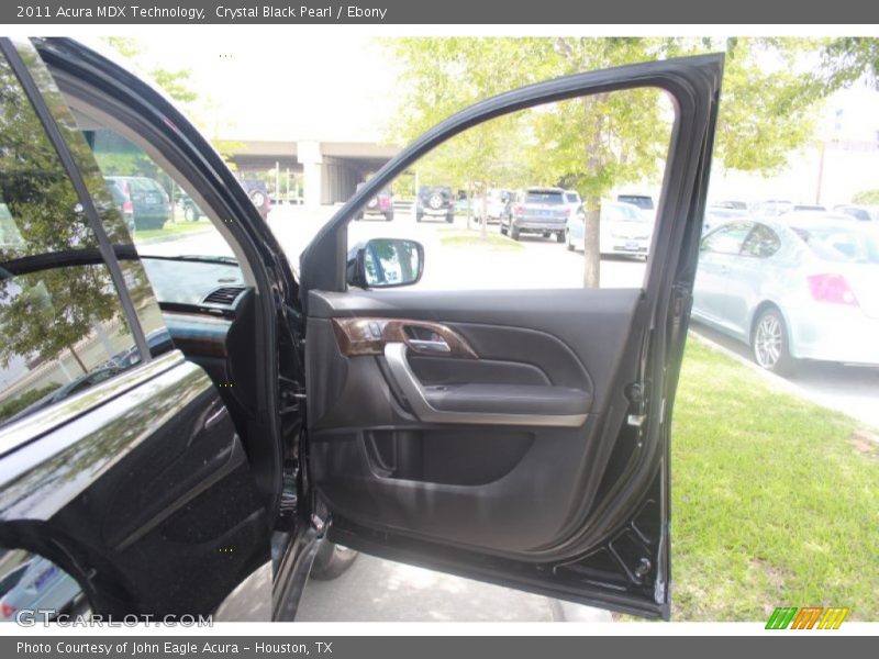 Crystal Black Pearl / Ebony 2011 Acura MDX Technology