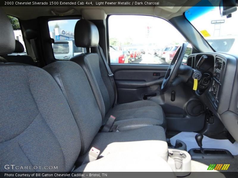 Light Pewter Metallic / Dark Charcoal 2003 Chevrolet Silverado 1500 Extended Cab 4x4