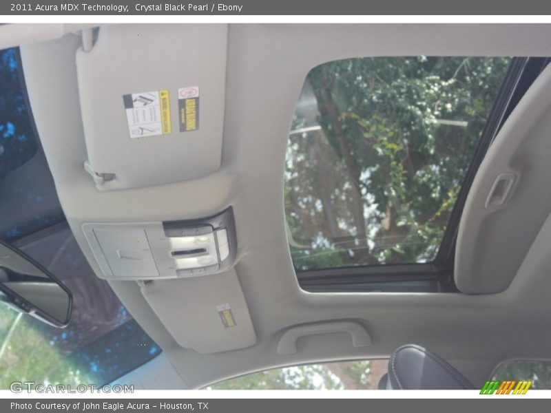 Crystal Black Pearl / Ebony 2011 Acura MDX Technology